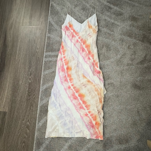 NWT All Saints Melody Marea Dress Size US 2 in Rainbow Pink - Picture 4 of 6